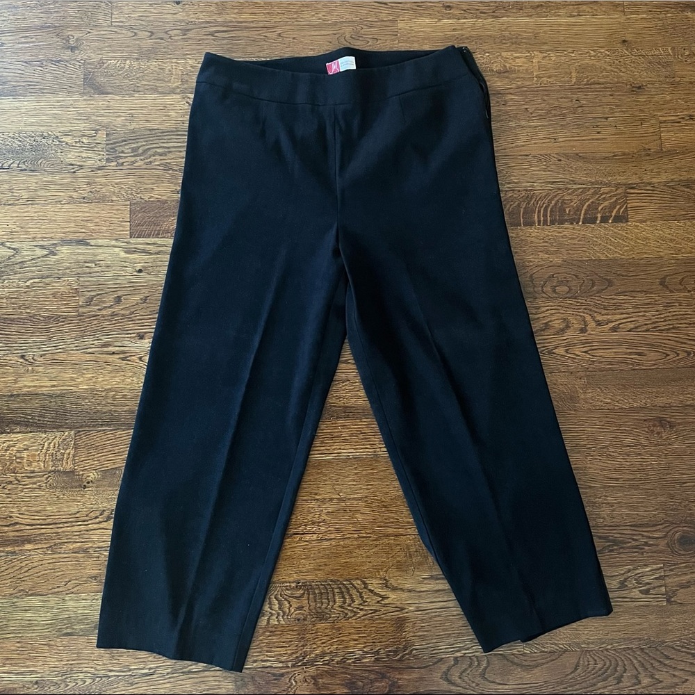 Jennifer Moore Black Suede Pants